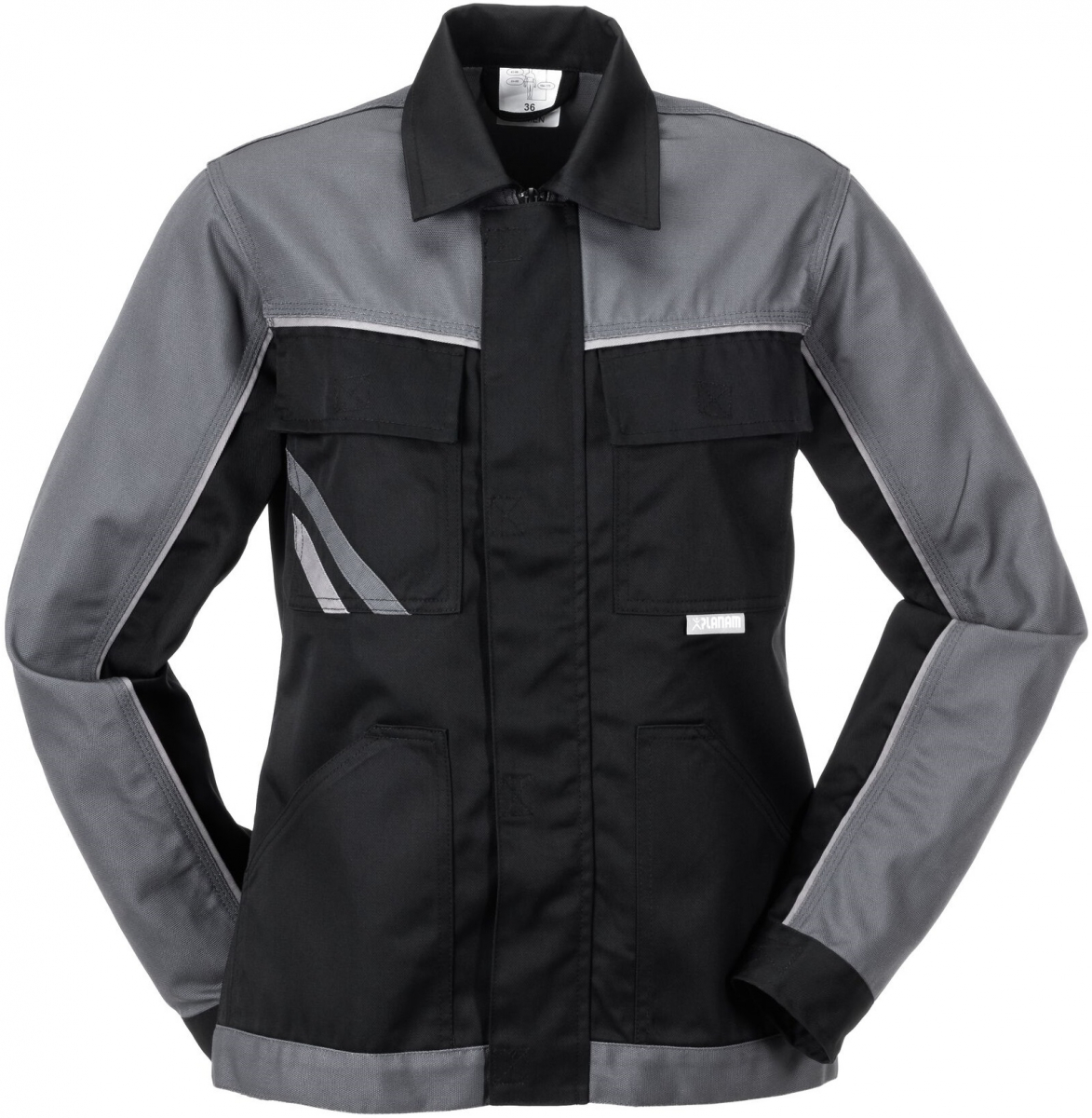 PLANAM-Workwear, Damen-Bundjacke, Highline, 285 g/m², schwarz/schiefer/zink