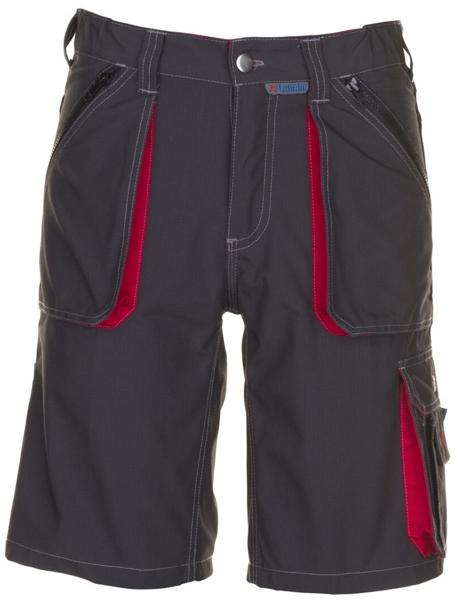 PLANAM-Workwear, Arbeits-Berufs-Shorts, Basalt, 260 g/m, anthrazit/rot
