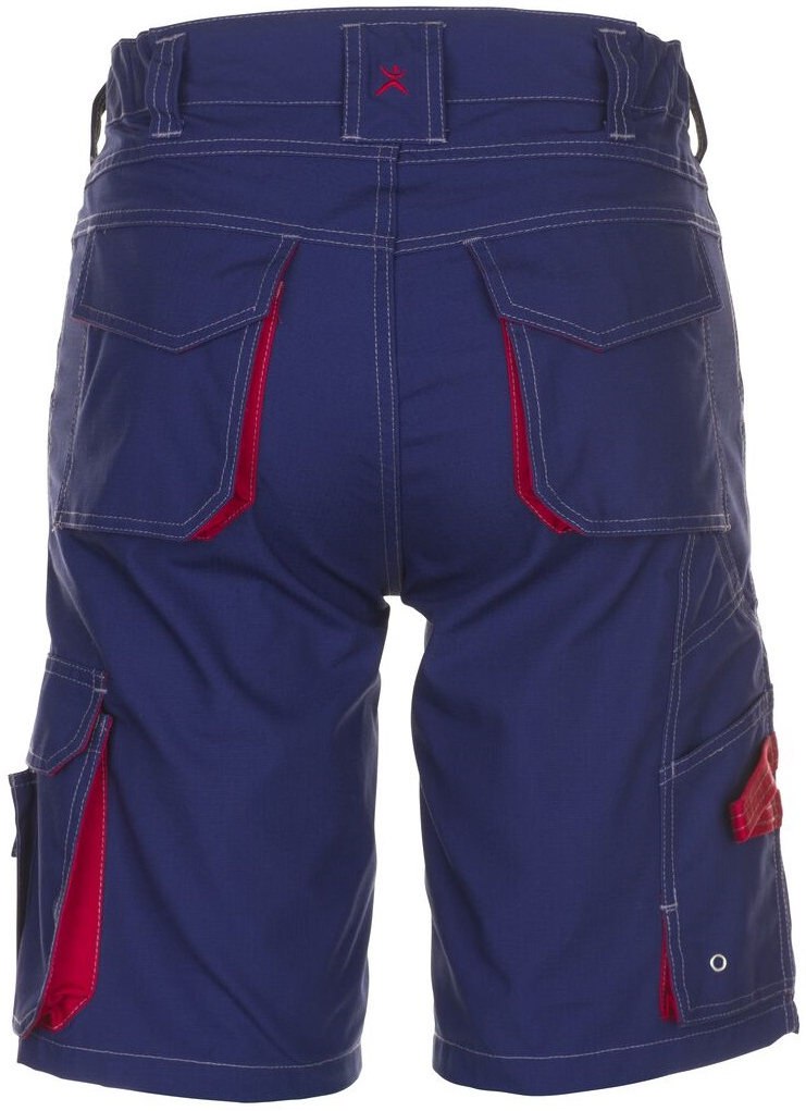 PLANAM-Workwear, Arbeits-Berufs-Shorts, Basalt, 260 g/m², marine/rot