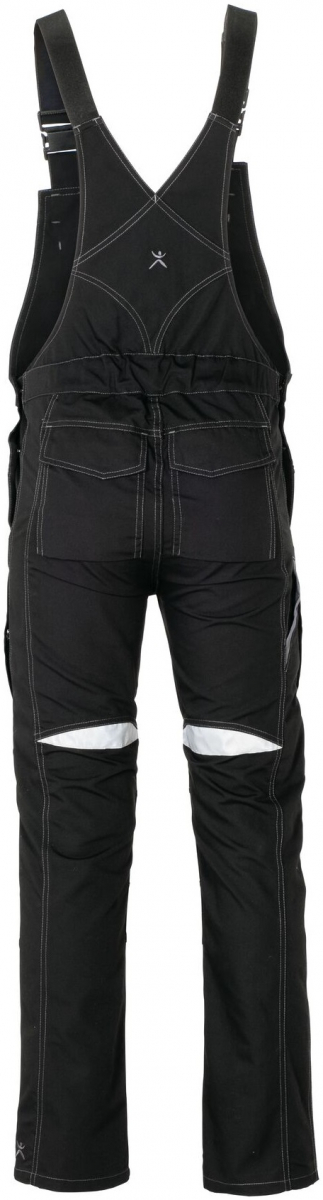 PLANAM-Workwear, Latzhose, Duraline, 270 g/m², schwarz/grau