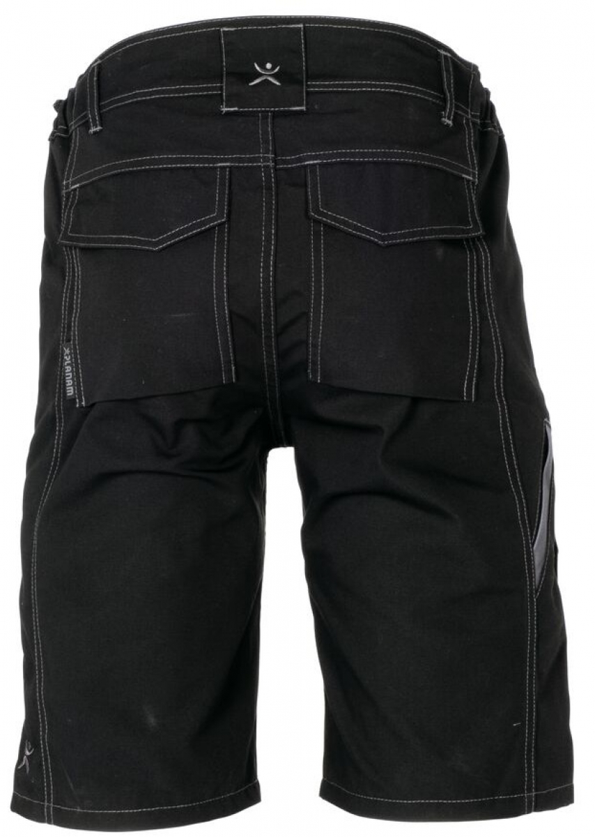 PLANAM-Workwear, Arbeits-Berufs-Shorts, Duraline, 270 g/m, schwarz/grau