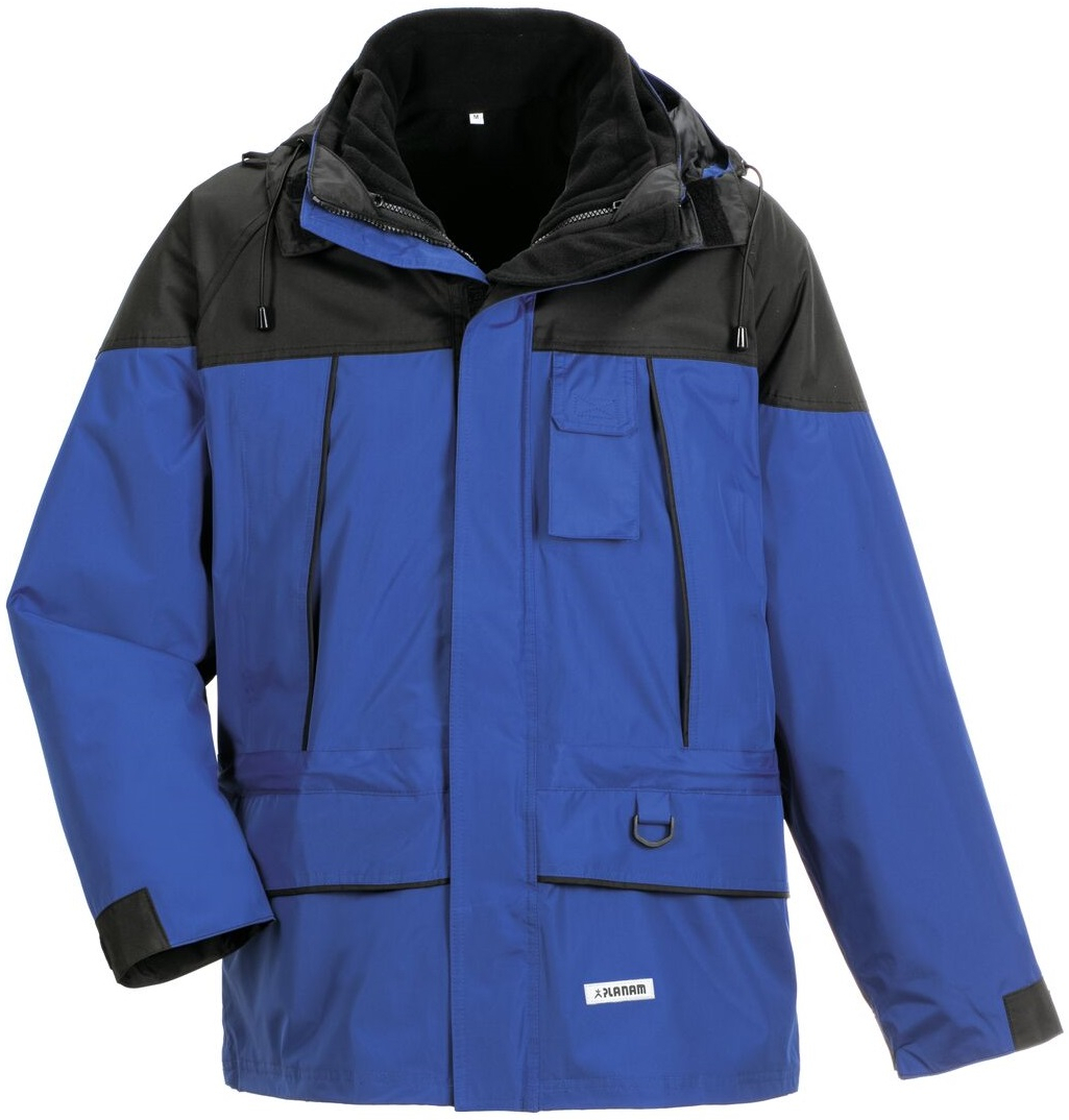 PLANAM-Workwear, Winter-Jacke Twister blau/schwarz