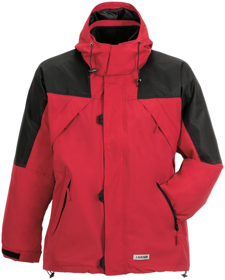 PLANAM-Workwear, Winter-Jacke Redwood rot/schwarz