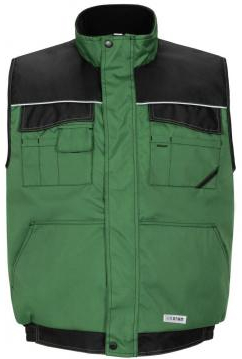 PLANAM-Workwear, Winter-Weste Dust farngrün/schwarz