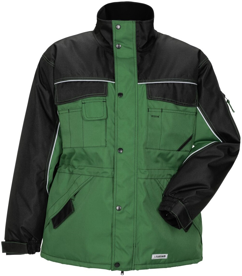 PLANAM-Workwear, Winter-Parka Dust farngrün/schwarz