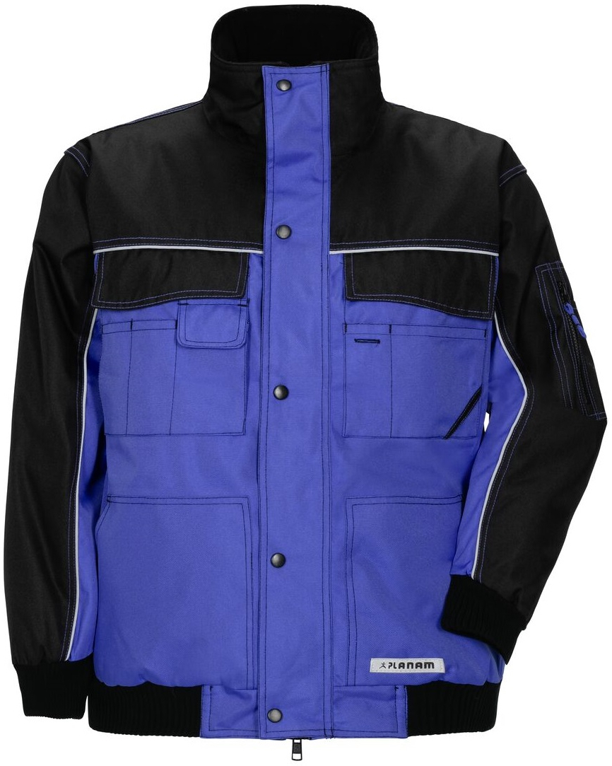 PLANAM-Workwear, Winter-Blouson Dust royalblau/schwarz