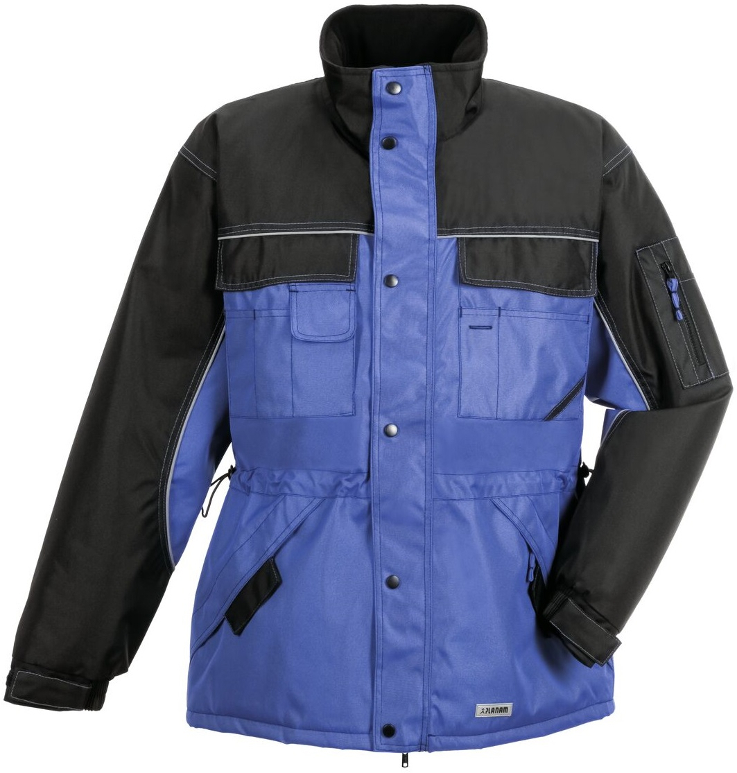 PLANAM-Workwear, Winter-Parka Dust royalblau/schwarz