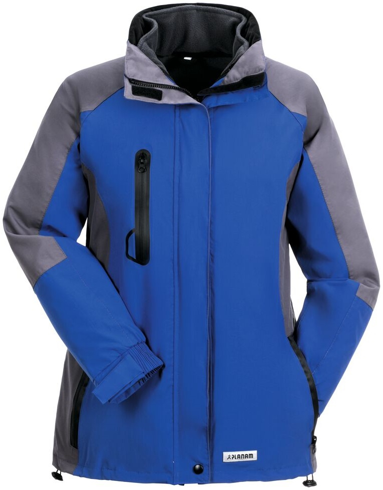 PLANAM-Workwear, Damen-Winter-Jacke Shape blau/grau