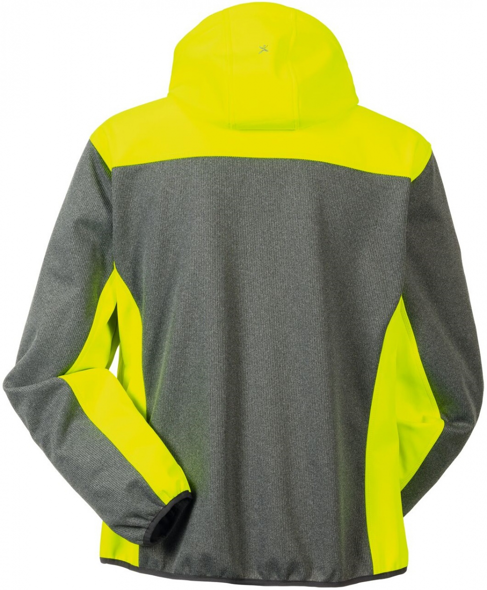 PLANAM-Workwear, Softshelljacke, Kontrast, 370 g/m², grau/gelb