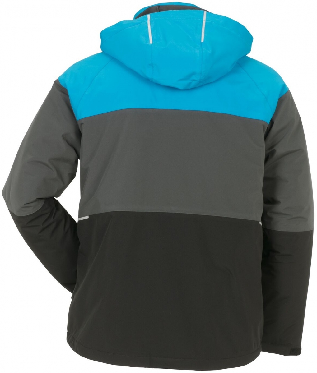 PLANAM-Workwear, Winter-Jacke, Aviator, Outdoor, blau/grau/schwarz