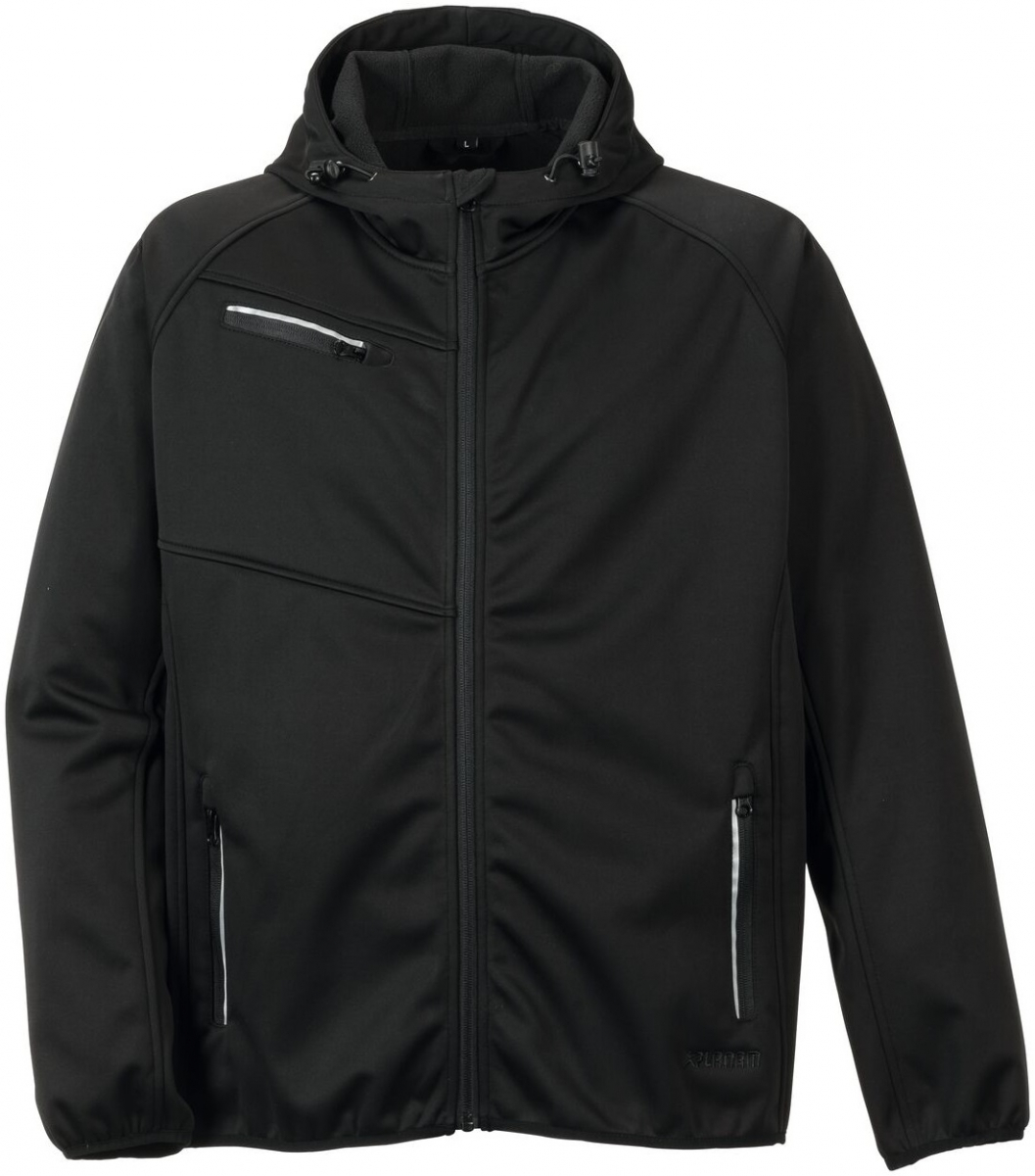 PLANAM-Workwear, Softshelljacke, Fog, 290 g/m², schwarz