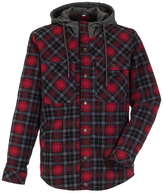 PLANAM-Thermohemd Outdoor, rot/schiefer