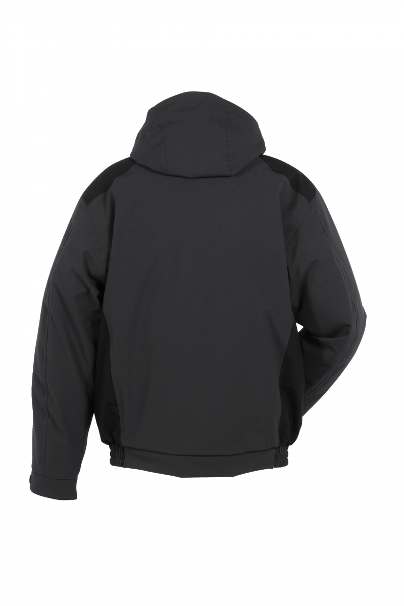 Planam-Outdoor Moto Winterjacke grau/schwarz