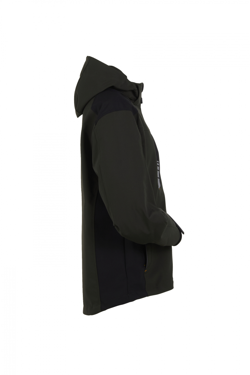 Planam-Outdoor Moto Softshelljacke oliv/schwarz