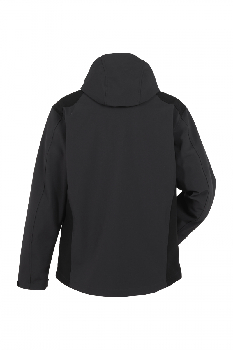 Planam-Outdoor Moto Softshelljacke grau/schwarz