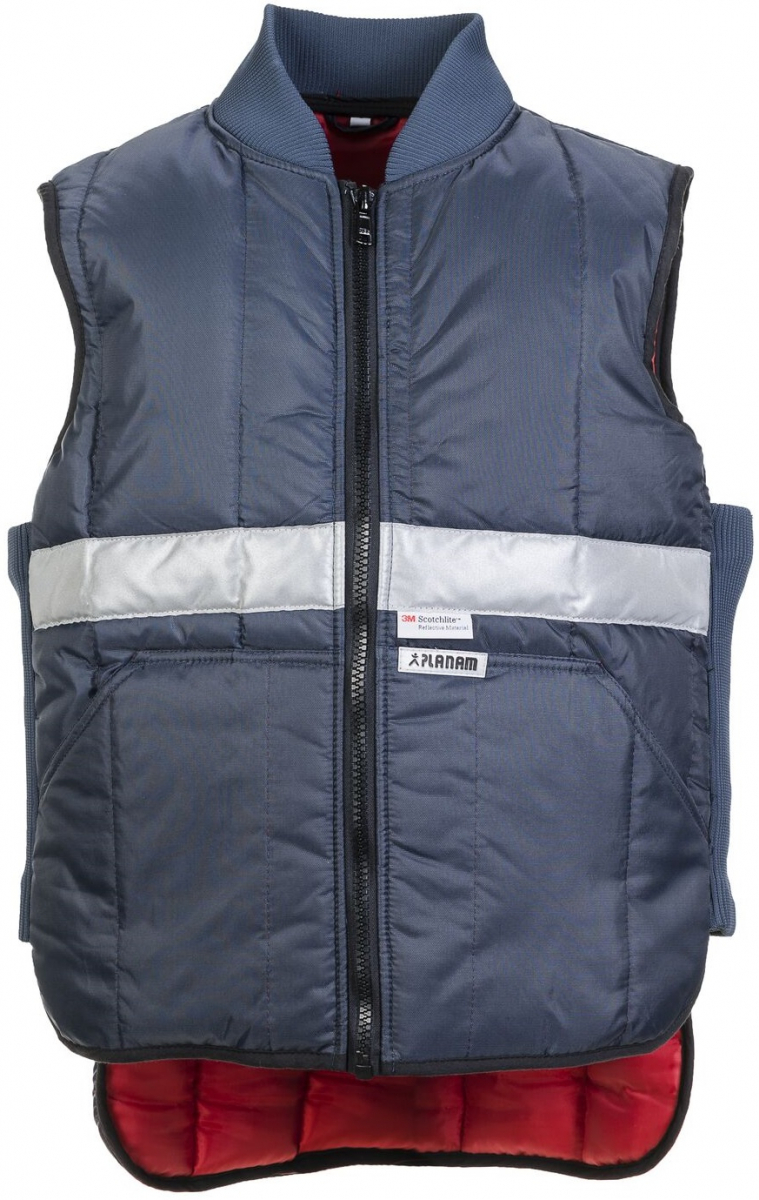 PLANAM-Workwear, Kälte-Schutz, Kühlhaus-Weste, marine
