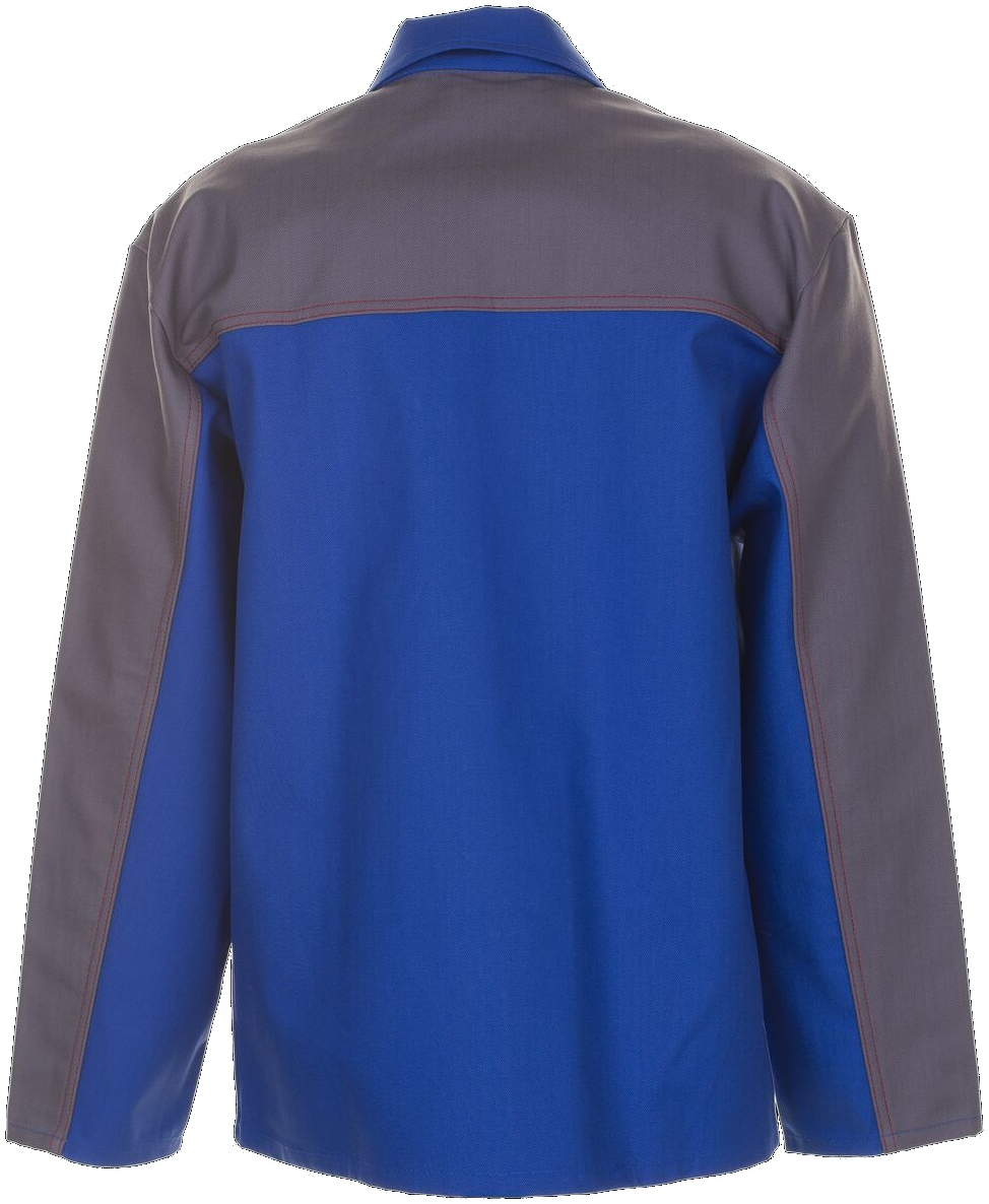 PLANAM-Schweißer-Schutz, Schweißerjacke, Arbeits-Schutz-Jacke, Major Protect 2lagig kornblau/grau