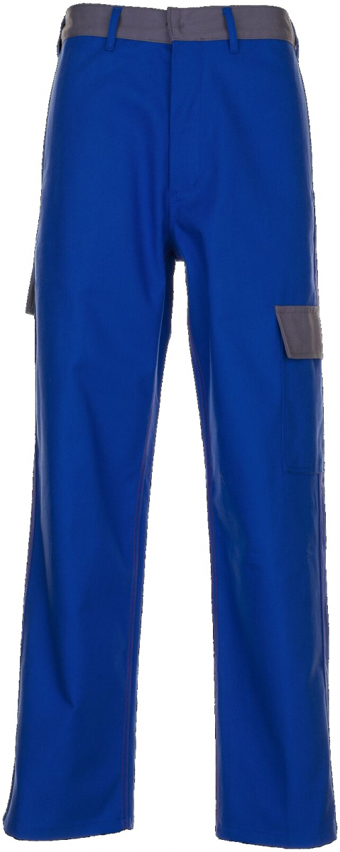 PLANAM-Schweißer-Schutz, Schweißerhose, Arbeits-Bund-Hose, Major Protect kornblau/grau