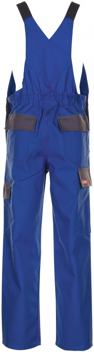 PLANAM-Workwear, Warnschutz-Arbeits-Berufs-Latz-Hose, Major Protect kornblau/grau