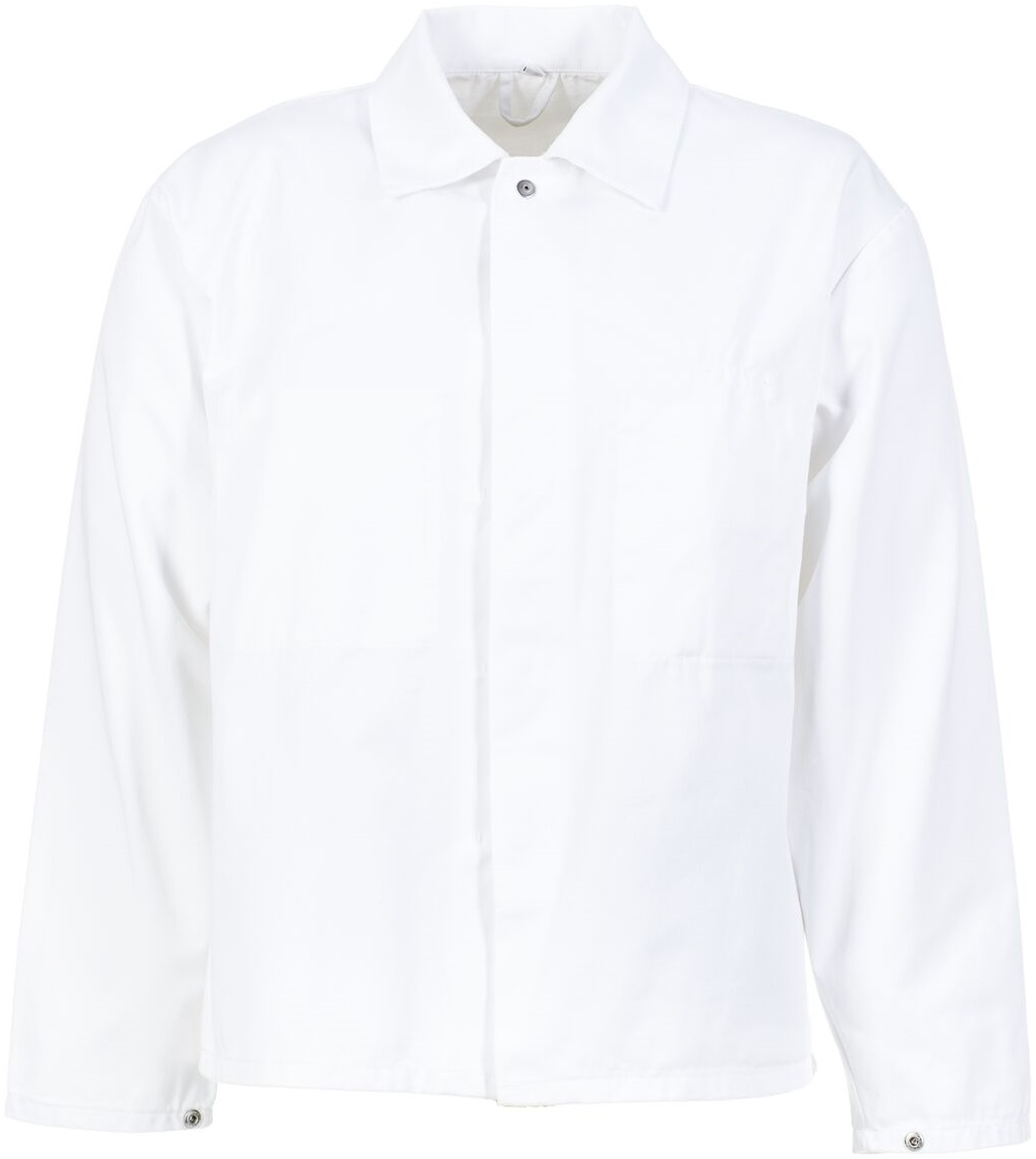 PLANAM-Workwear, Hygiene, Herren-Food-Arbeits-Berufs-Bund-Jacke, HACCP-Hygiene-Bekleidung, weiß