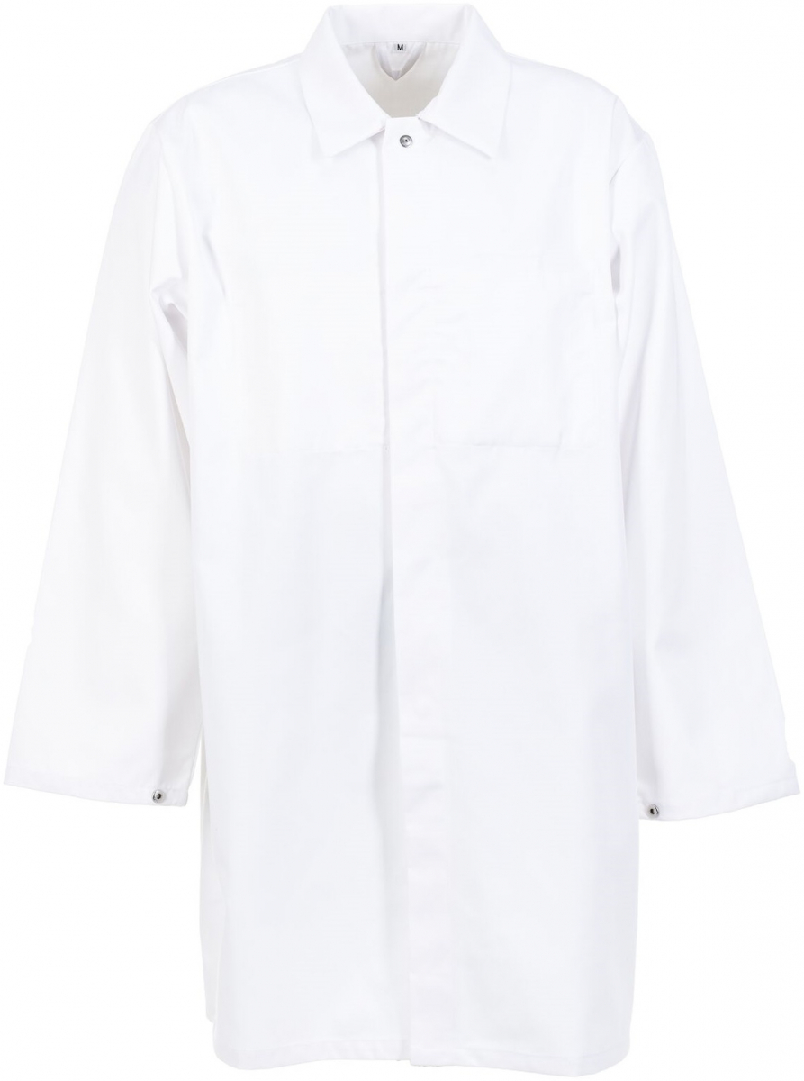 PLANAM-Workwear, Hygiene, Food-Herren Berufsmantel, Food-Kittel, HACCP-Hygiene-Bekleidung, weiß