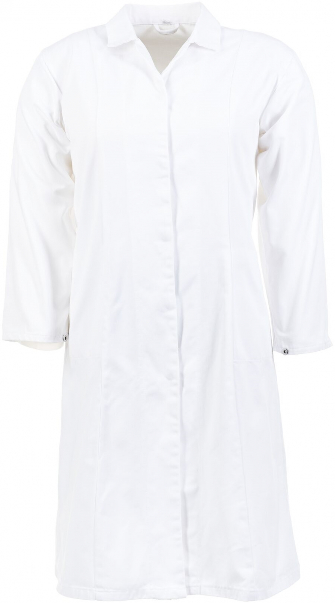 PLANAM-Workwear, Hygiene, Food-Damen Berufsmantel, Food-Kittel, HACCP-Hygiene-Bekleidung, weiß