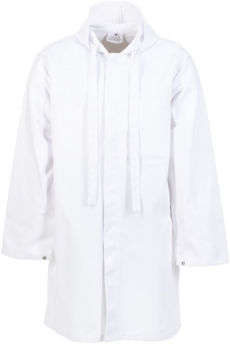 PLANAM-Workwear, Hygiene, Food-Herren Fleischträgermantel, Food-Tragemantel, HACCP-Hygiene-Bekleidung, weiß