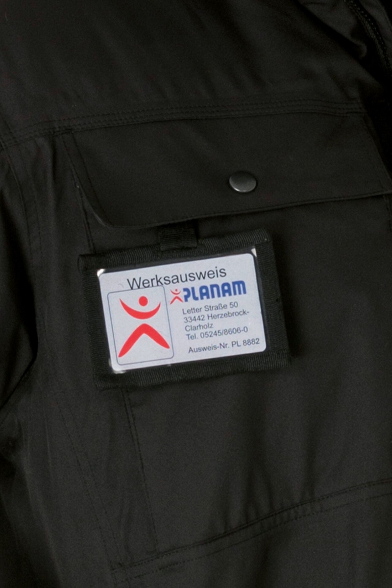 PLANAM-Workwear, Ausweistasche fr Secu Parka, Outdoor, schwarz