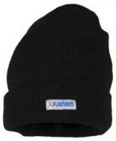 PLANAM-Workwear, Thinsulate Mtze mit Umschlag, schwarz