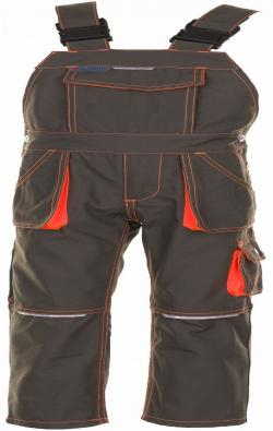 PLANAM-Workwear, Junior Latzhose, 260 g/m², oliv/orange
