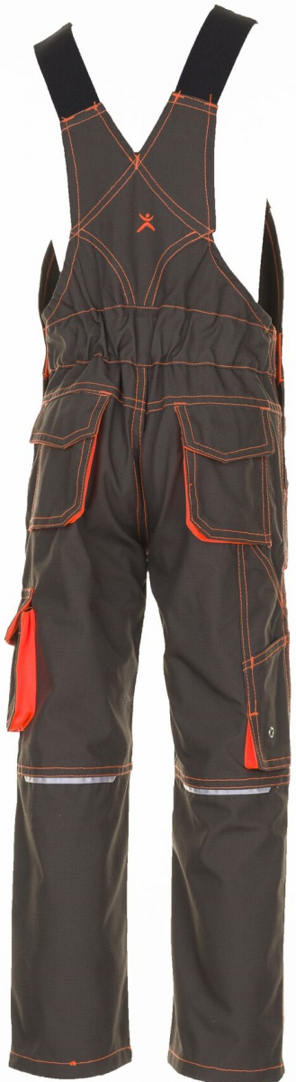 PLANAM-Workwear, Junior Latzhose, 260 g/m, oliv/orange