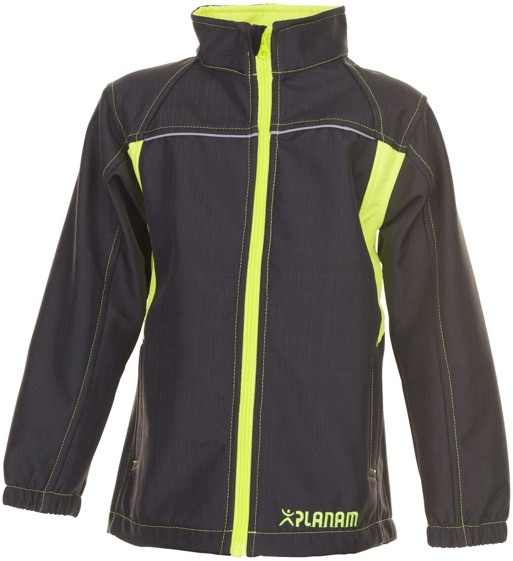 PLANAM-Workwear, Junior Softshell Jacke, anthrazit/gelb