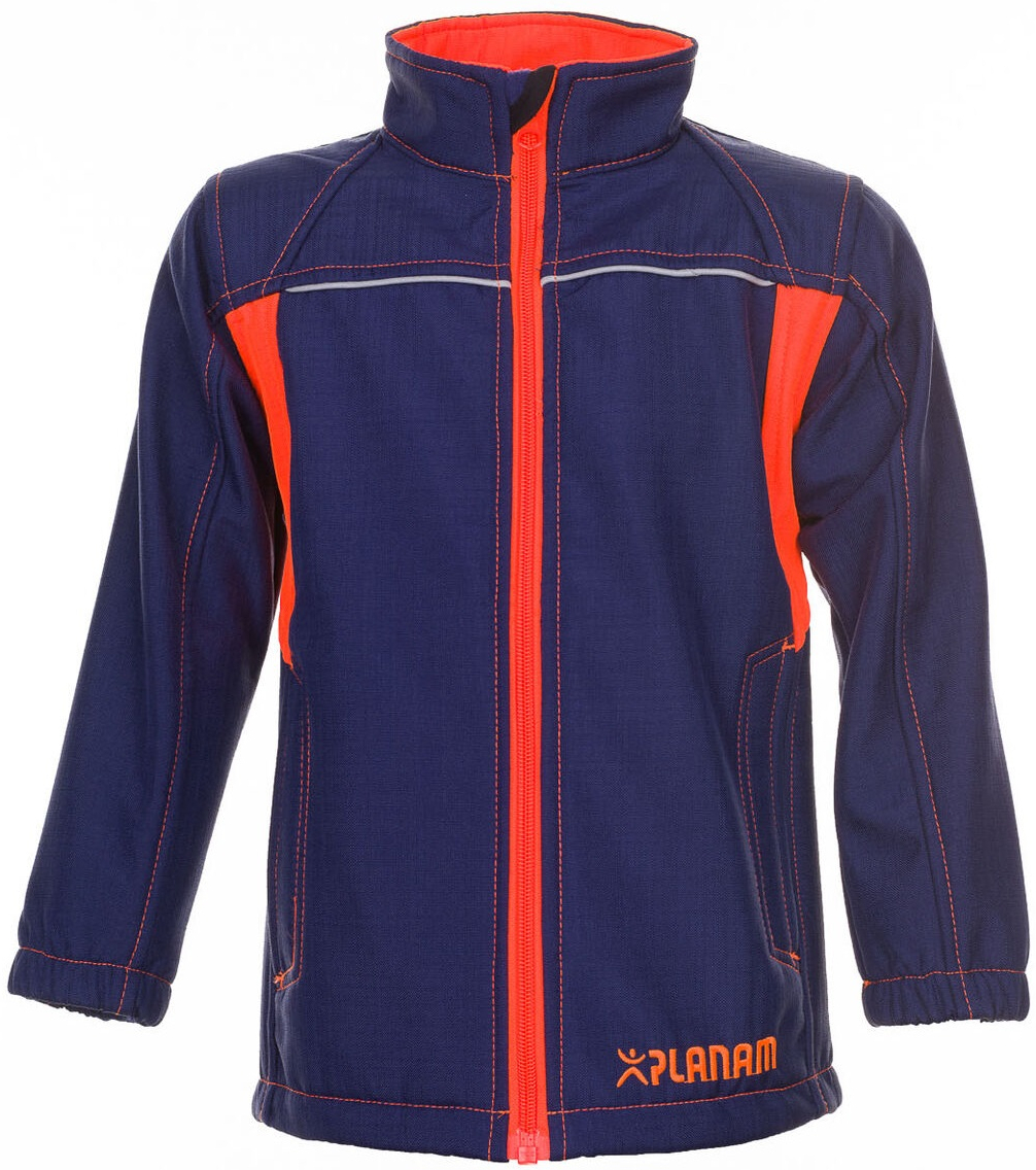 PLANAM-Workwear, Junior Softshell Jacke, marine/orange
