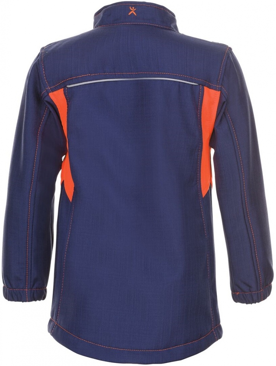 PLANAM-Workwear, Junior Softshell Jacke, marine/orange