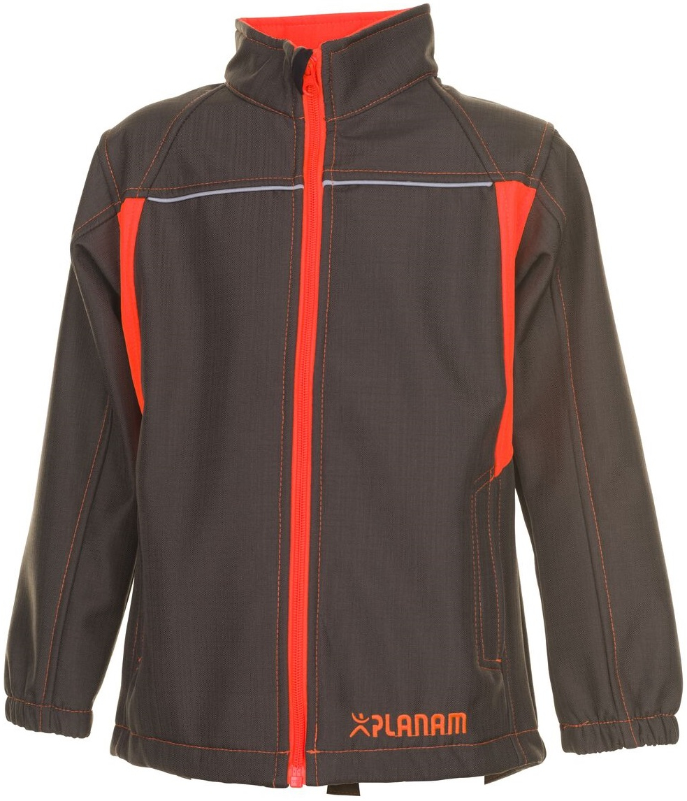 PLANAM-Workwear, Junior Softshell Jacke, oliv/orange