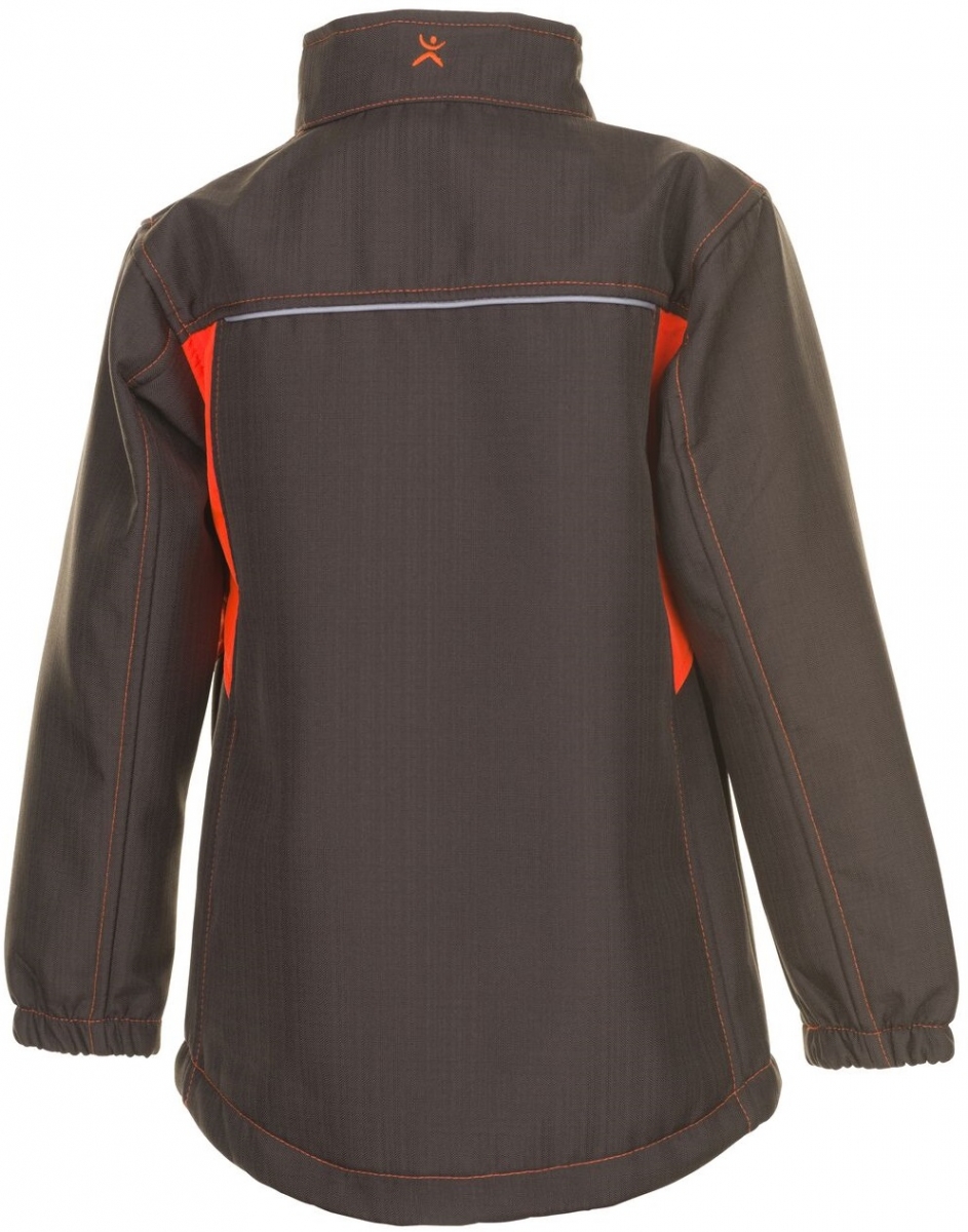 PLANAM-Workwear, Junior Softshell Jacke, oliv/orange