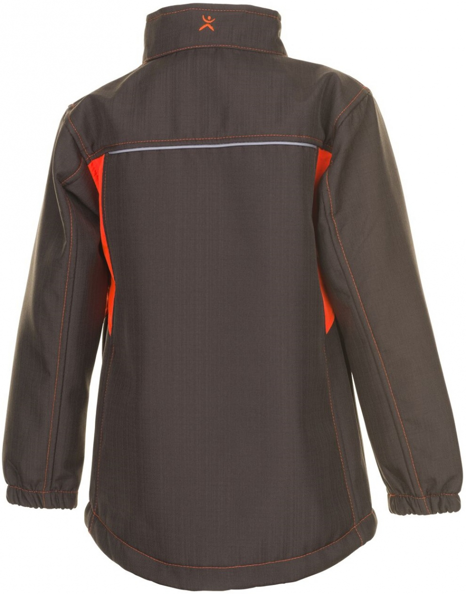 PLANAM-Workwear, Junior Softshell Jacke, oliv/orange