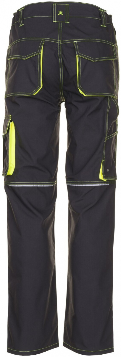 PLANAM-Workwear, Arbeits-Berufs-Bund-Hose, Basalt Neon, 260 g/m², anthrazit/gelb