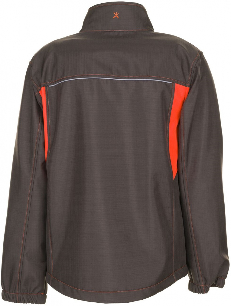 PLANAM-Workwear, Softshell-Jacke, Basalt Neon, oliv/orange