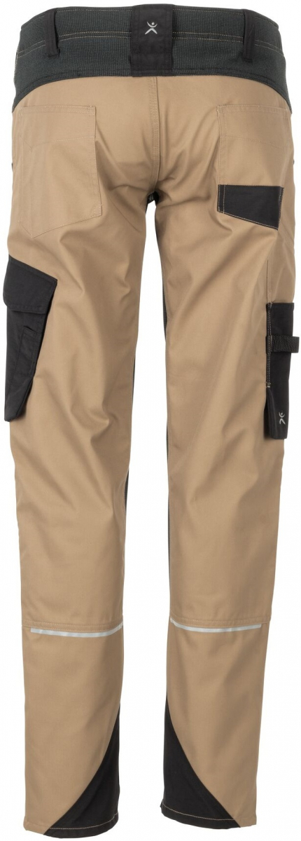 PLANAM-Workwear, Damen-Bundhose, Norit, 245 g/m², sand/schwarz