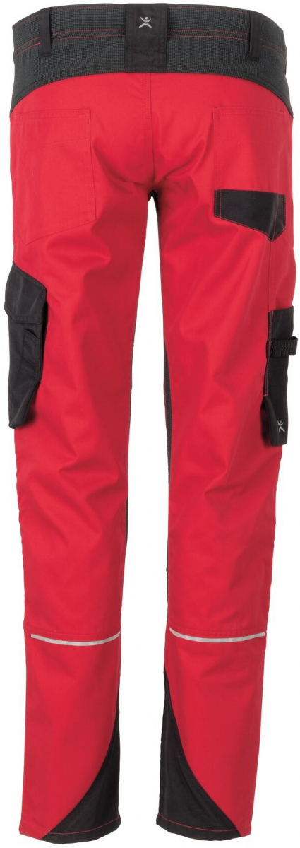 PLANAM-Workwear, Damen-Bundhose, Norit, 245 g/m², rot/schwarz