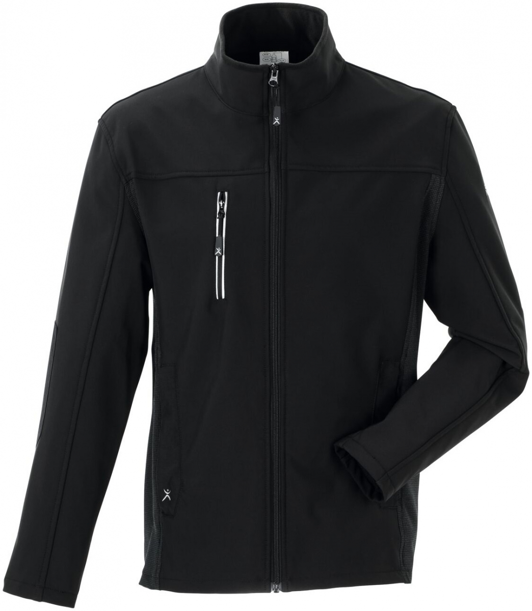 PLANAM-Workwear, Pure-Softshelljacke, Norit, 260 g/m², schwarz/schwarz