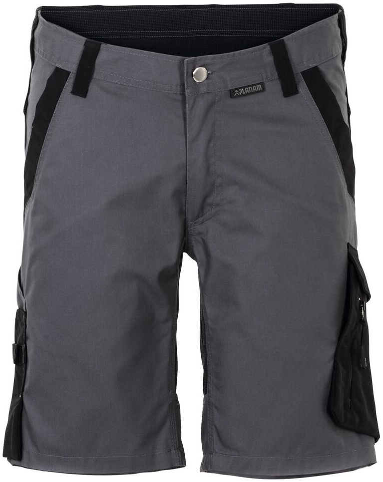 PLANAM-Workwear, Herren-Shorts, Norit, 245 g/m, schiefer/schwarz