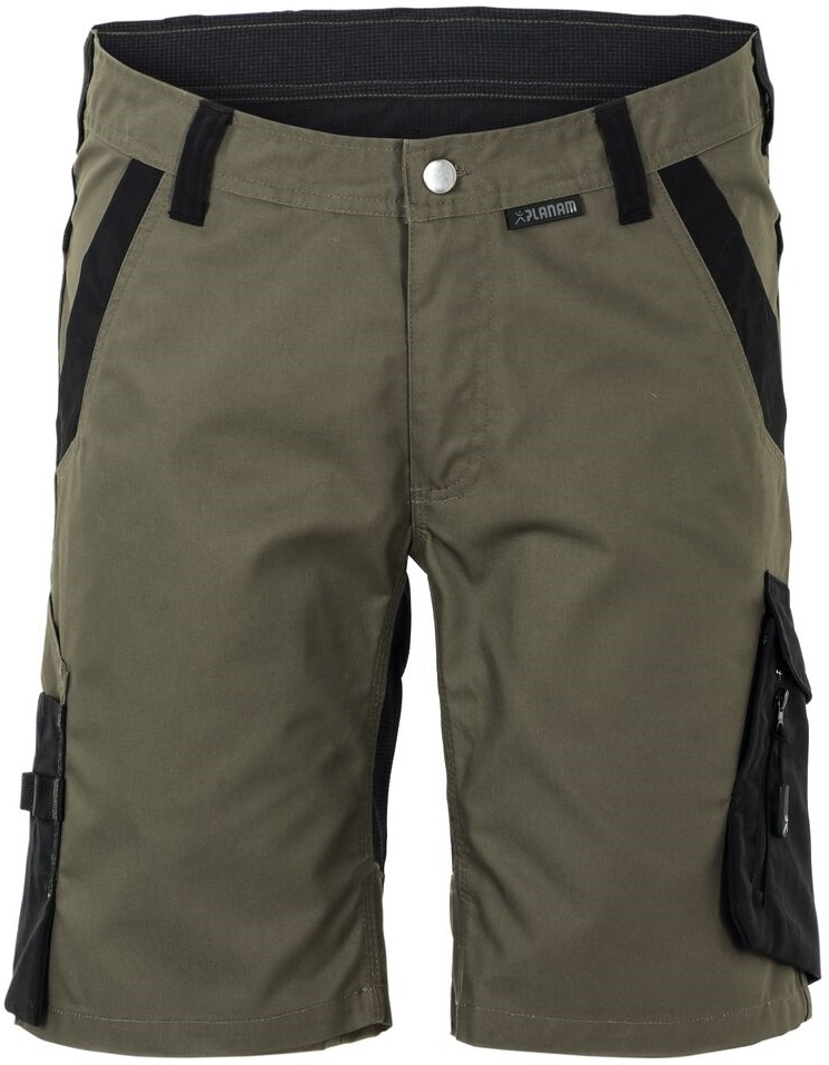 PLANAM-Workwear, Herren-Shorts, Norit, 245 g/m², oliv/schwarz