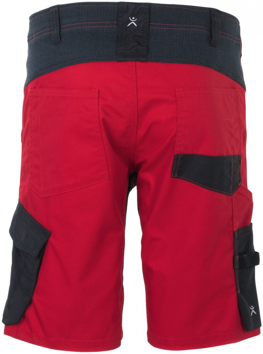 PLANAM-Workwear, Herren-Shorts, Norit, 245 g/m², rot/schwarz