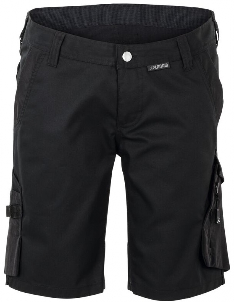 PLANAM-Workwear, Damen-Shorts, Norit, 245 g/m, schwarz/schwarz