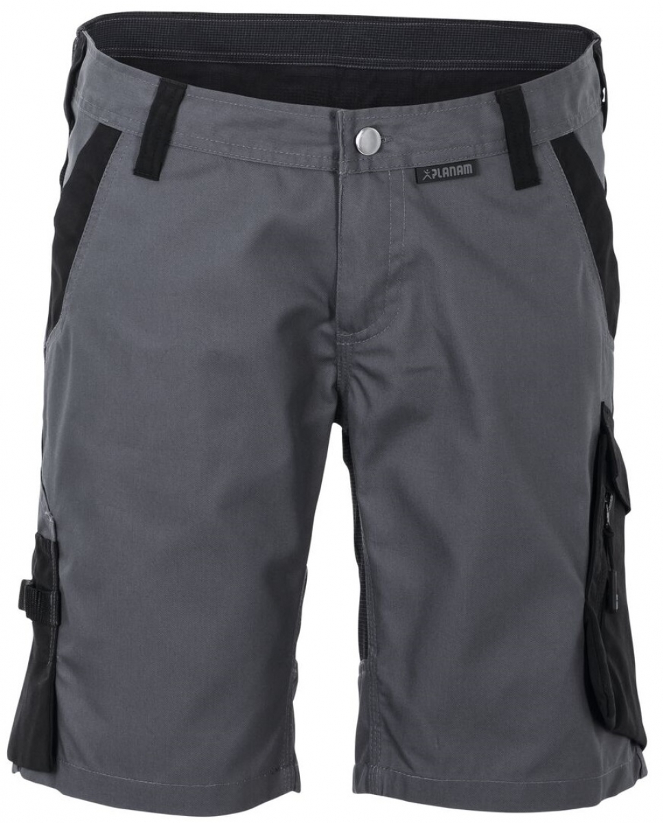 PLANAM-Workwear, Damen-Shorts, Norit, 245 g/m, schiefer/schwarz