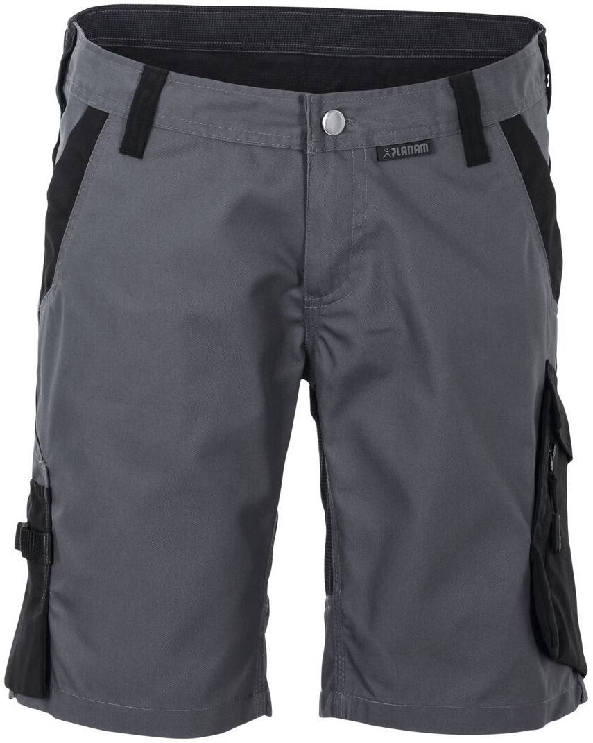PLANAM-Workwear, Damen-Shorts, Norit, 245 g/m², schiefer/schwarz