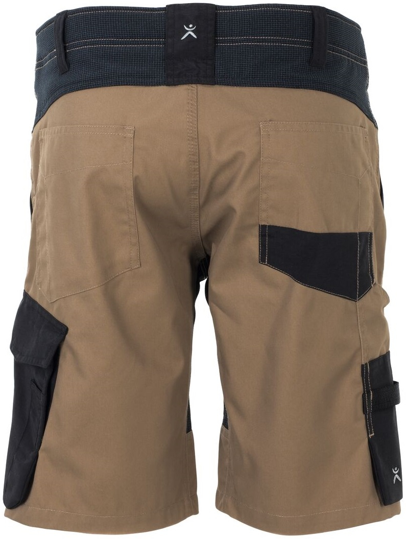 PLANAM-Workwear, Damen-Shorts, Norit, 245 g/m², sand/schwarz