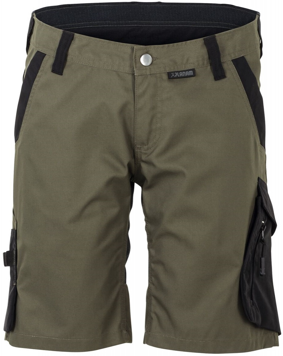 PLANAM-Workwear, Damen-Shorts, Norit, 245 g/m², oliv/schwarz